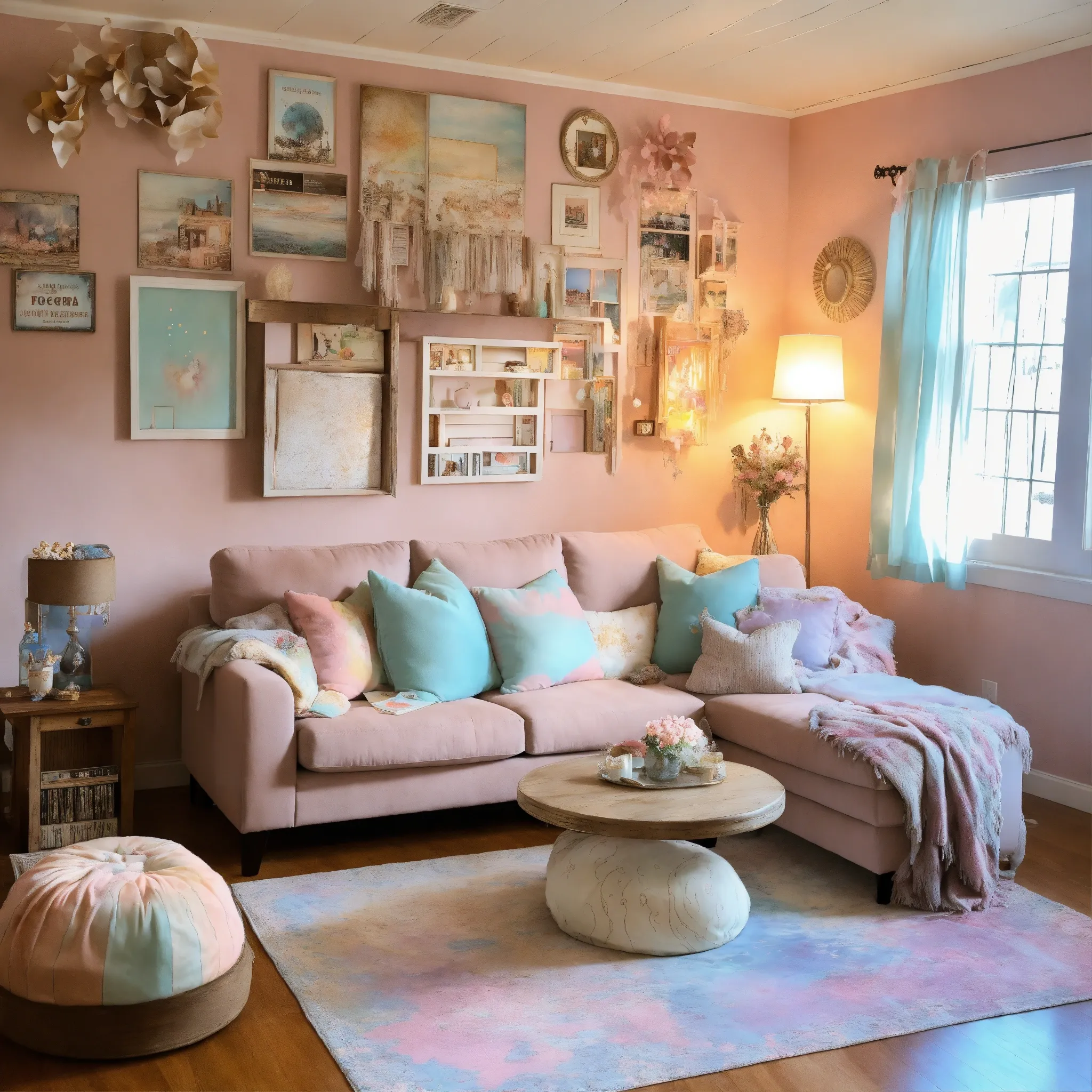 Mesa de comedor artesanal en roble